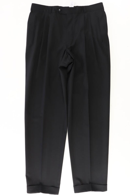 Hugo Boss Anzughose für Herren Gr. Langgröße 106 schwarz aus Schurwolle